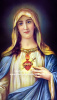 Immaculate Heart of Mary - Hail Mary Prayer Card